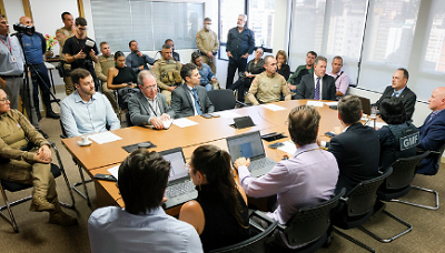 Celesc reforça ações de combate aos furtos de fios em Florianópolis em reunião com MPSC, forças de segurança e prefeitura